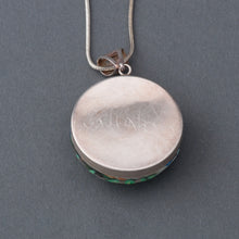 Load image into Gallery viewer, This Artisan Ocean with Fish Lampwork Flamework Glass pendant necklace